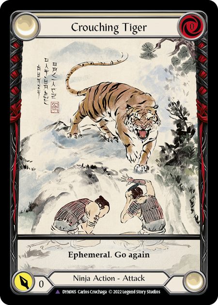 Crouching Tiger (Marvel) [DYN065] (Dynasty)  Cold Foil | Card Citadel