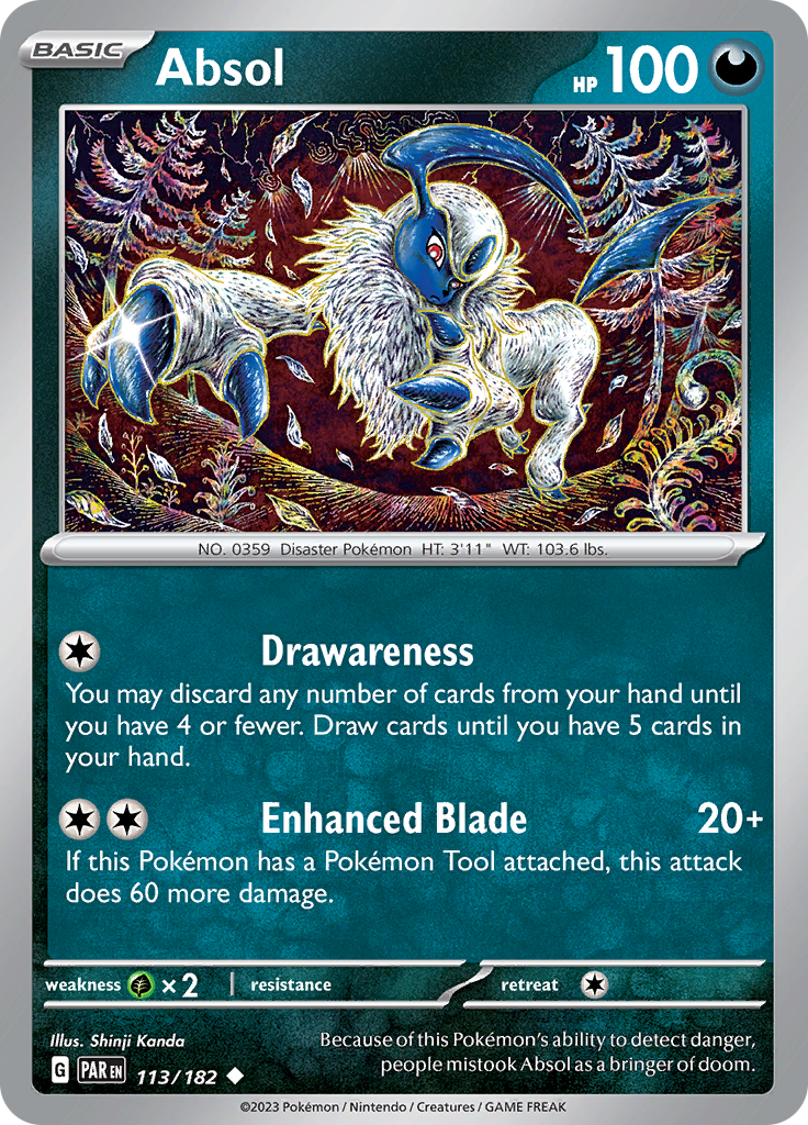 Absol (113/182) [Scarlet & Violet: Paradox Rift] | Card Citadel