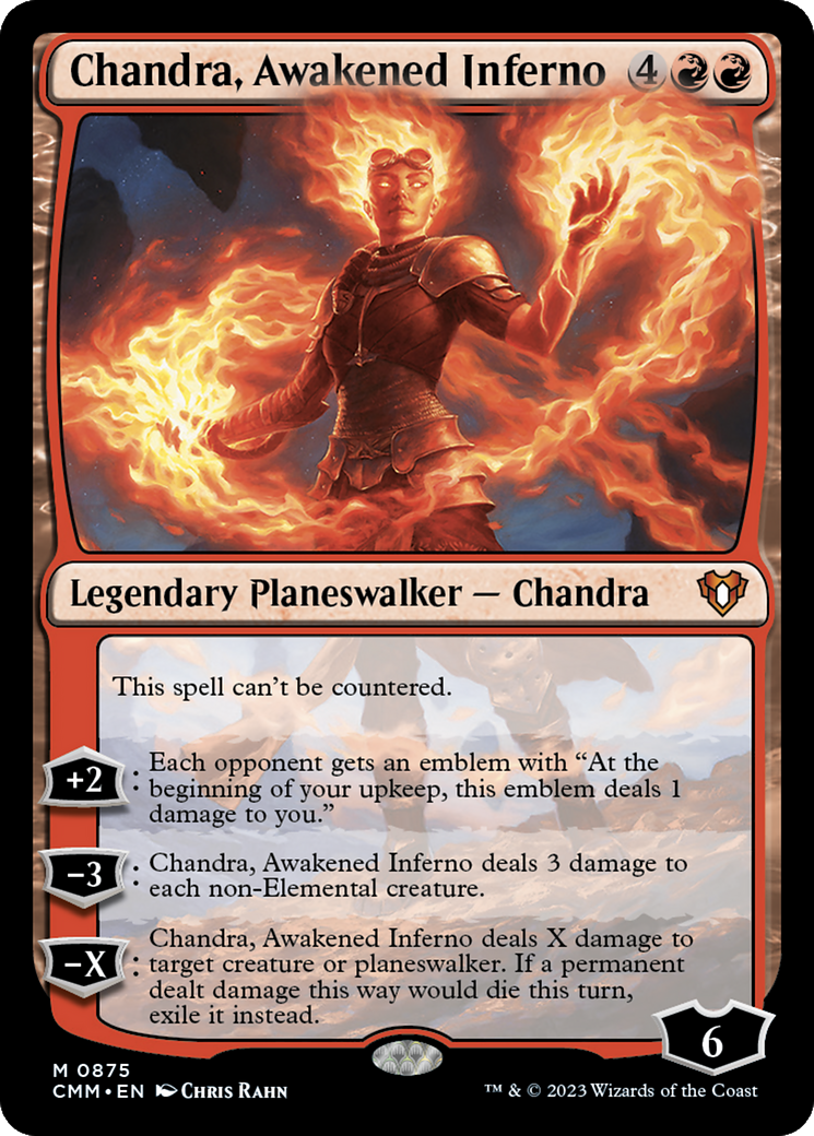 Chandra, Awakened Inferno [Commander Masters] | Card Citadel