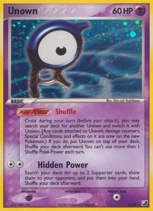 Unown (A/28) [EX: Unseen Forces] | Card Citadel