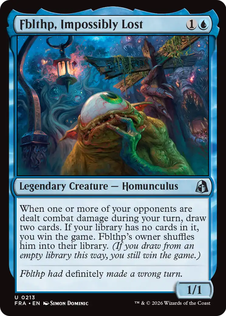 Fblthp, Impossibly Lost [Reality Fracture] | Card Citadel