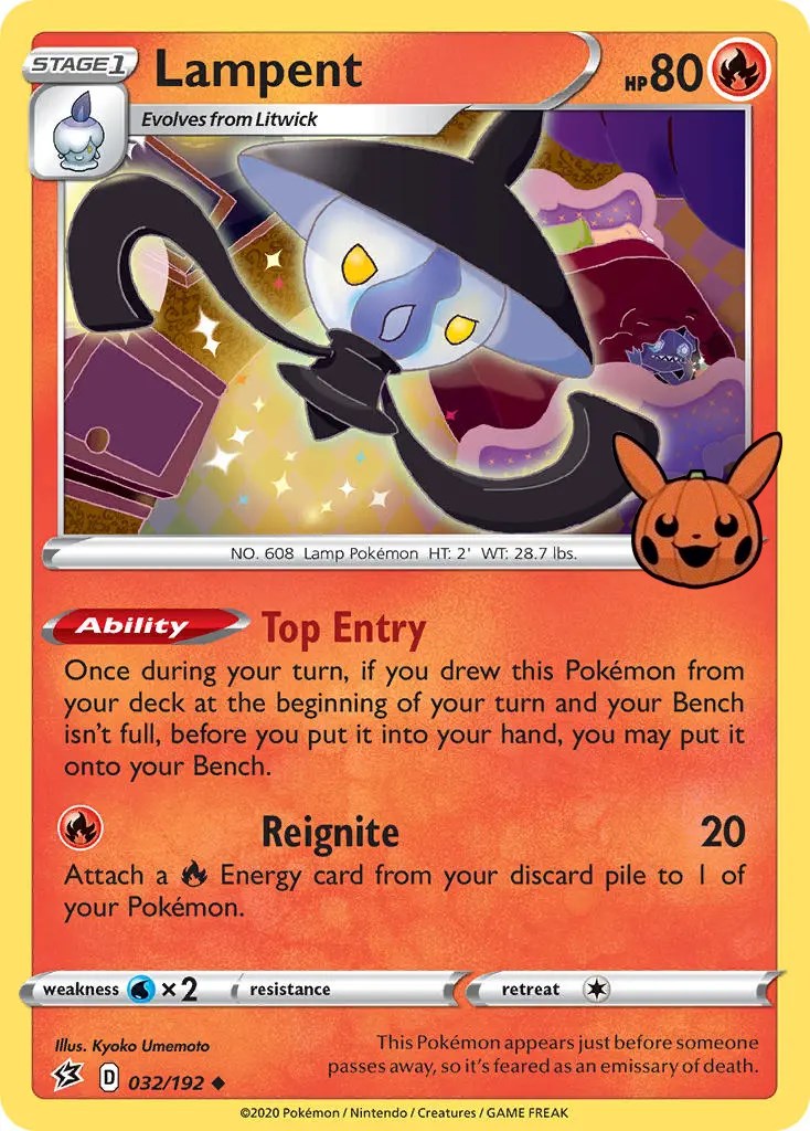 Lampent (032/192) [Trick or Trade] | Card Citadel