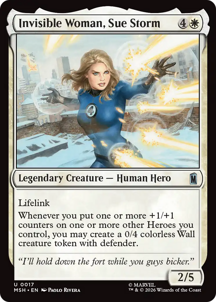 Invisible Woman, Sue Storm [Marvel Super Heroes] | Card Citadel