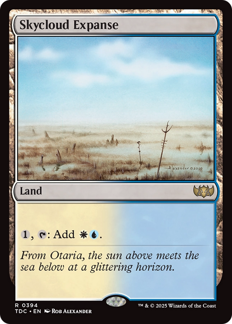Skycloud Expanse [Tarkir: Dragonstorm Commander] | Card Citadel