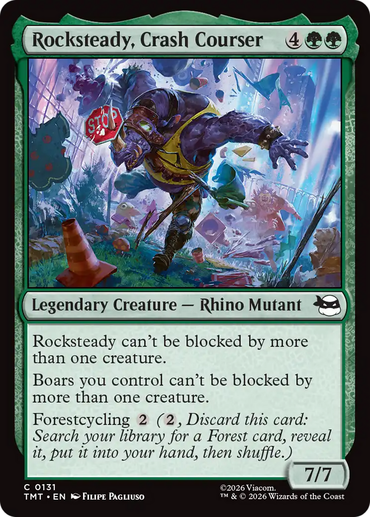 Rocksteady, Crash Courser [Teenage Mutant Ninja Turtles] | Card Citadel