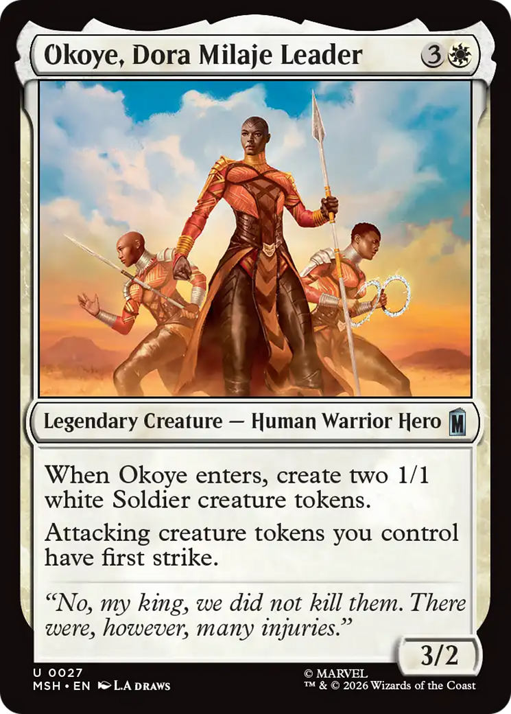 Okoye, Dora Milaje Leader [Marvel Super Heroes] | Card Citadel