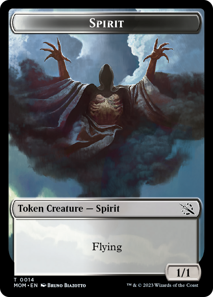 Elemental (9) // Spirit (14) Double-Sided Token [March of the Machine Tokens] | Card Citadel