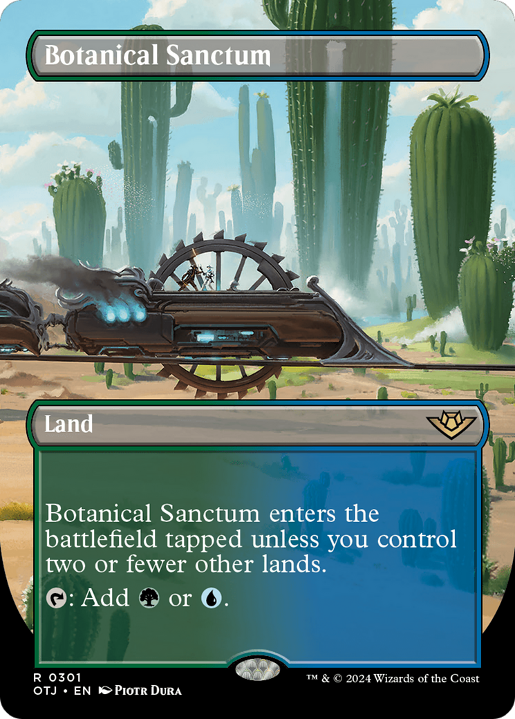 Botanical Sanctum (Borderless) [Outlaws of Thunder Junction] | Card Citadel