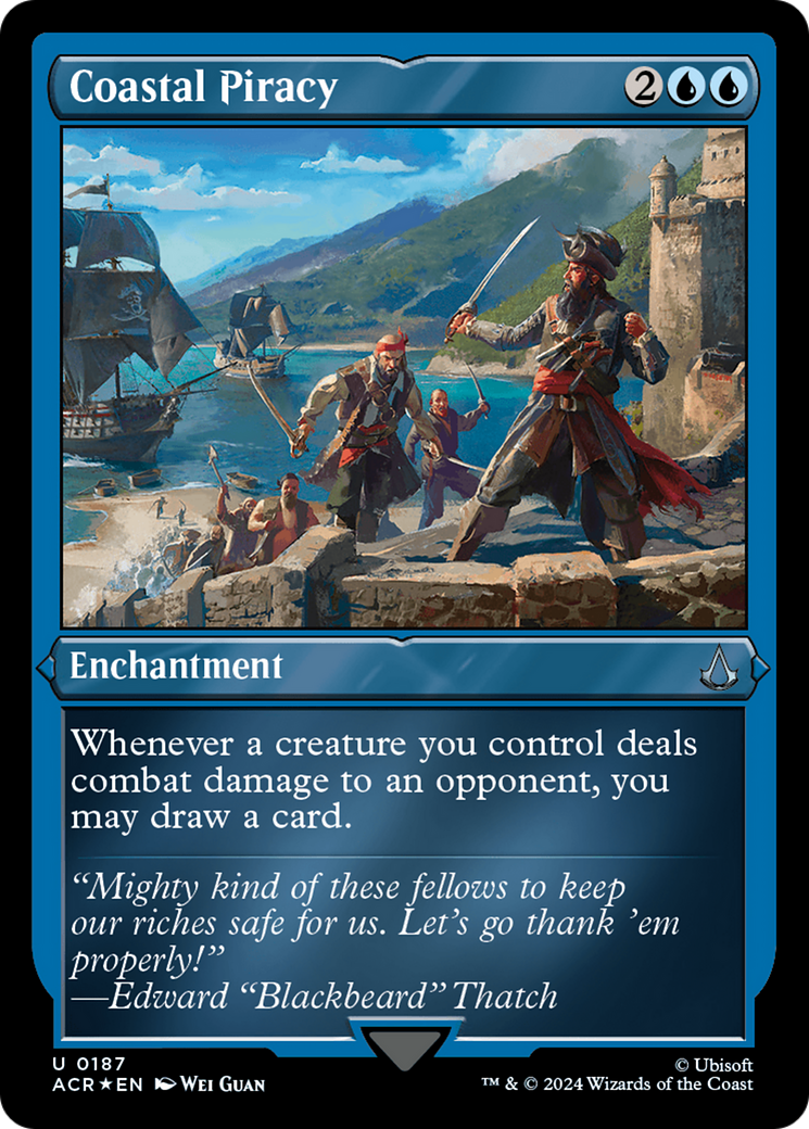 Coastal Piracy (Foil Etched) [Assassin's Creed] | Card Citadel