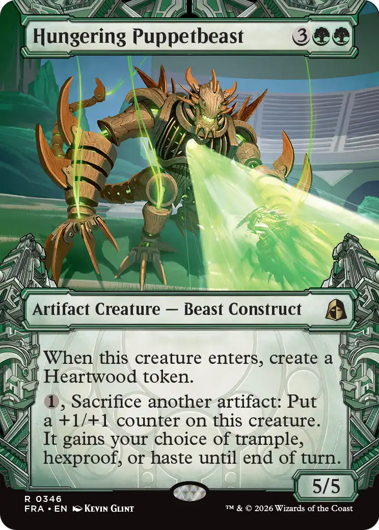 Hungering Puppetbeast (Showcase) [Reality Fracture] | Card Citadel