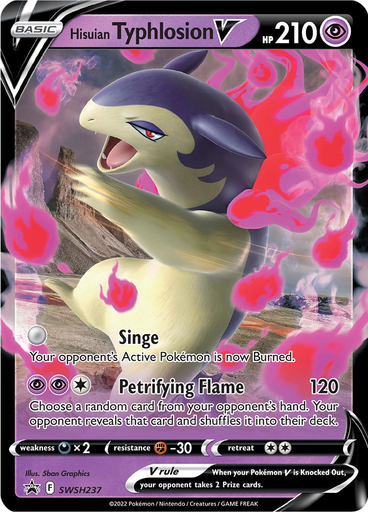 Hisuian Typhlosion V (SWSH237) [Sword & Shield: Black Star Promos] | Card Citadel
