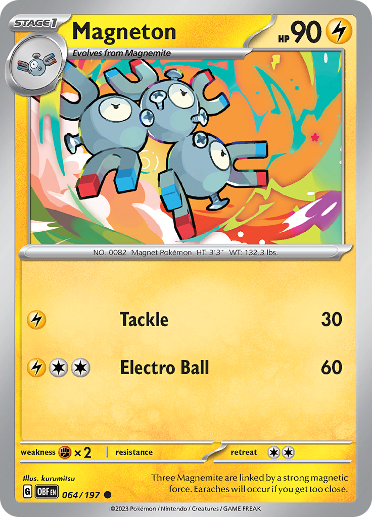 Magneton (064/197) [Scarlet & Violet: Obsidian Flames] | Card Citadel