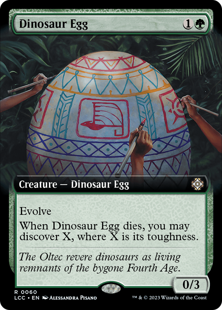 Dinosaur Egg (Extended Art) [The Lost Caverns of Ixalan Commander] | Card Citadel