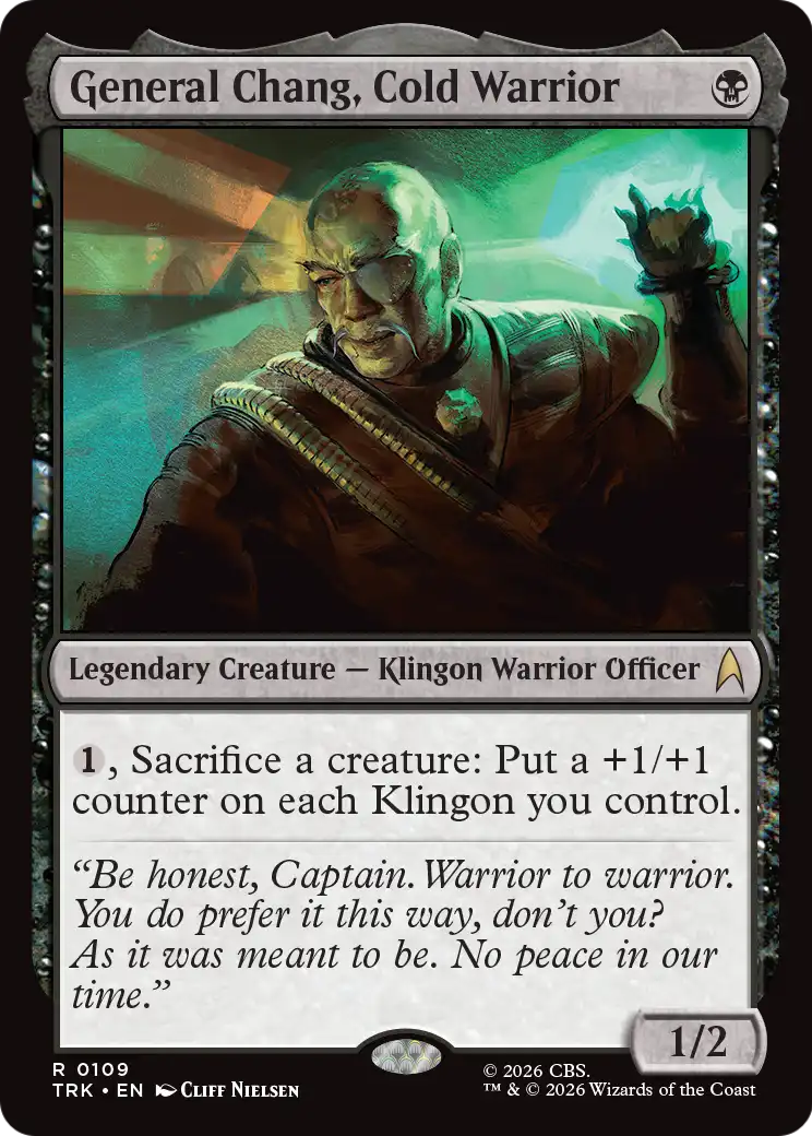 General Chang, Cold Warrior [Star Trek] | Card Citadel
