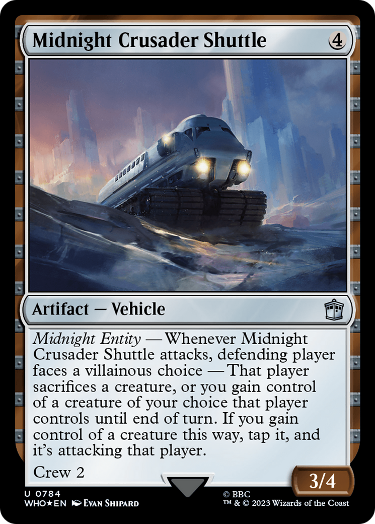 Midnight Crusader Shuttle (Surge Foil) [Doctor Who] | Card Citadel