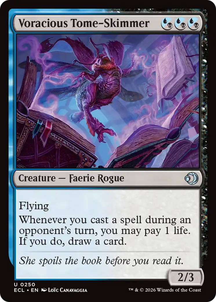Voracious Tome-Skimmer [Lorwyn Eclipsed] | Card Citadel