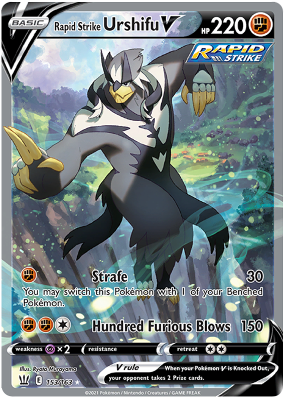 Rapid Strike Urshifu V (153/163) [Sword & Shield: Battle Styles] | Card Citadel