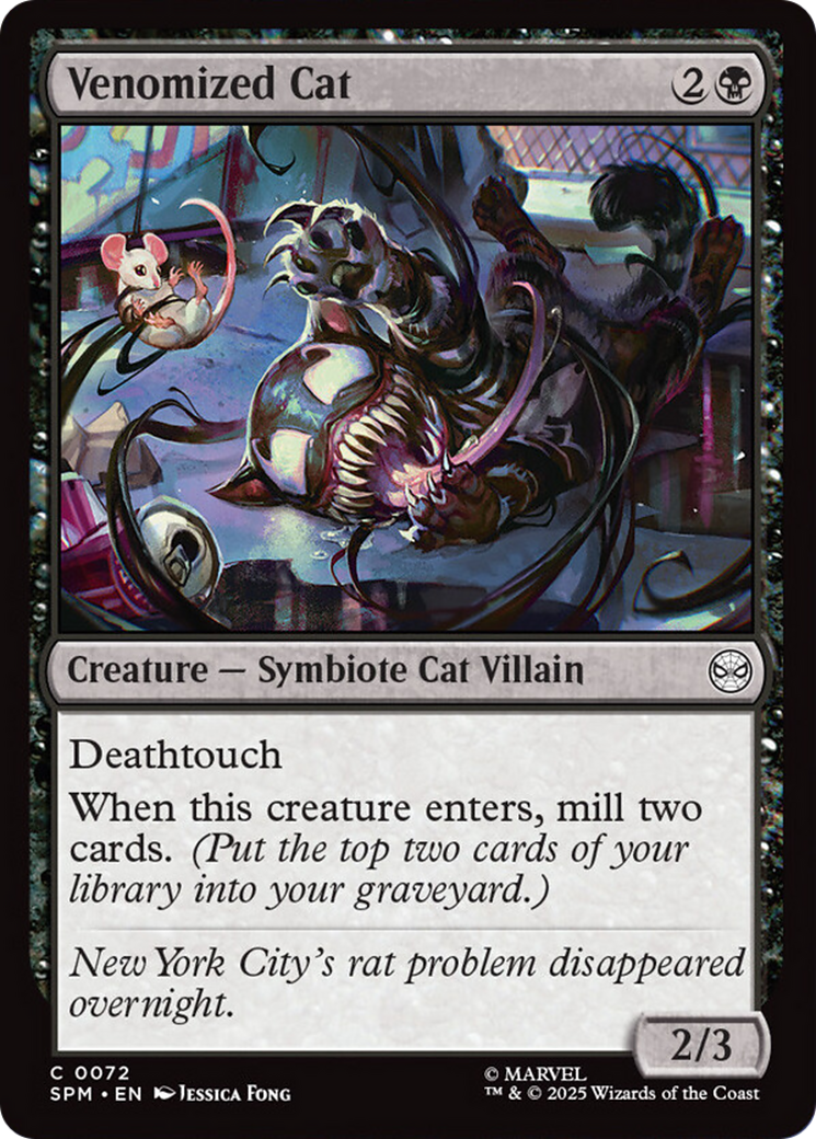 Venomized Cat [Marvel's Spider-Man] | Card Citadel
