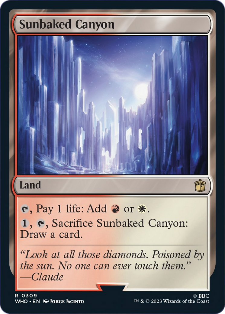 Sunbaked Canyon [Doctor Who] | Card Citadel