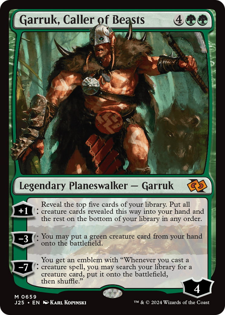 Garruk, Caller of Beasts [Foundations Jumpstart] | Card Citadel