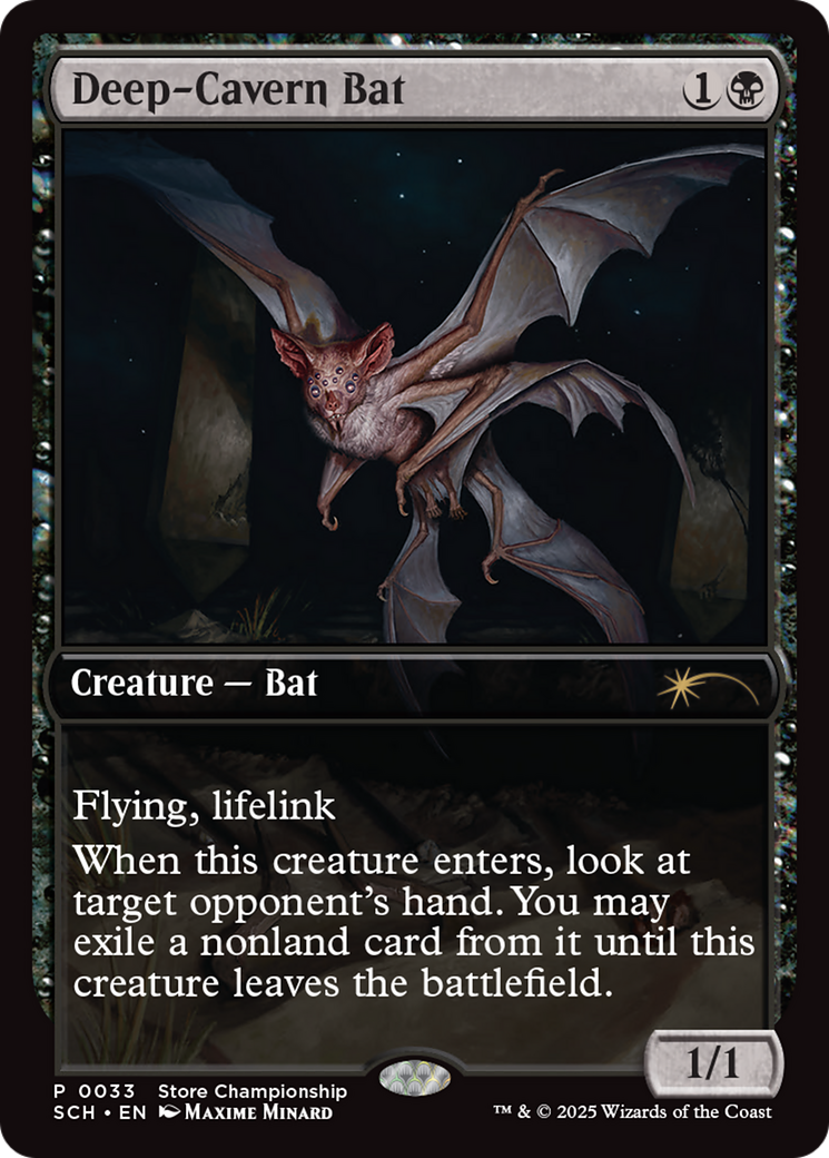 Deep-Cavern Bat [Store Championships 2025] | Card Citadel