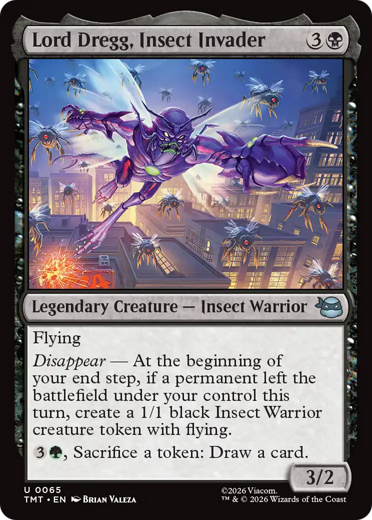 Lord Dregg, Insect Invader [Teenage Mutant Ninja Turtles] | Card Citadel