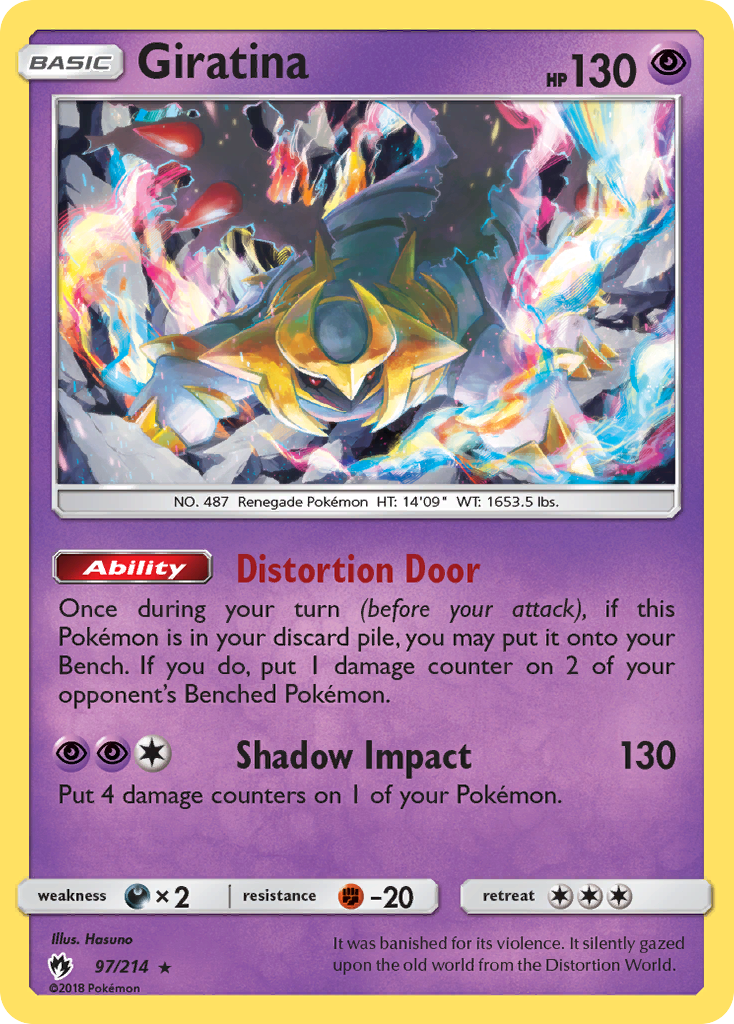 Giratina (97/214) [Sun & Moon: Lost Thunder] | Card Citadel