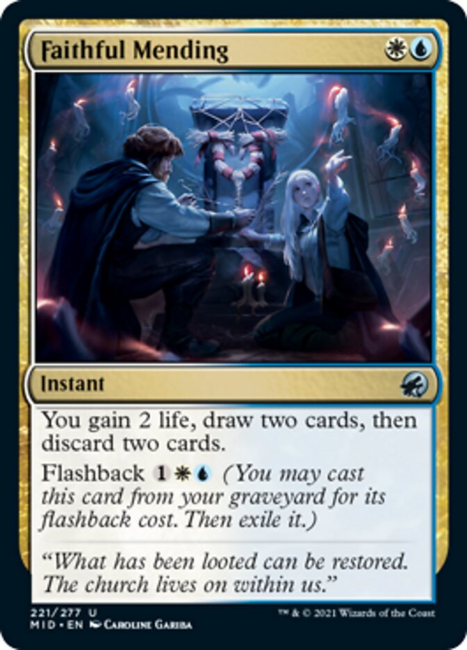 Faithful Mending [Innistrad: Midnight Hunt] | Card Citadel
