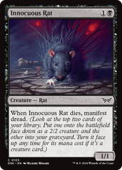 Innocuous Rat [Duskmourn: House of Horror] | Card Citadel