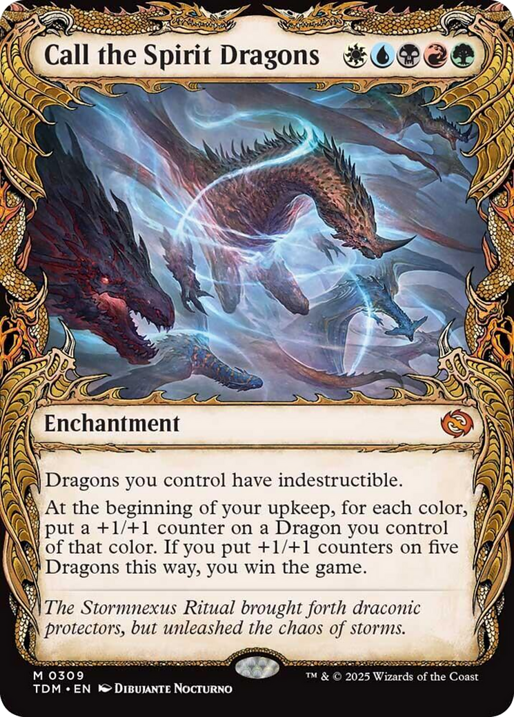 Call the Spirit Dragons (Showcase) [Tarkir: Dragonstorm] | Card Citadel