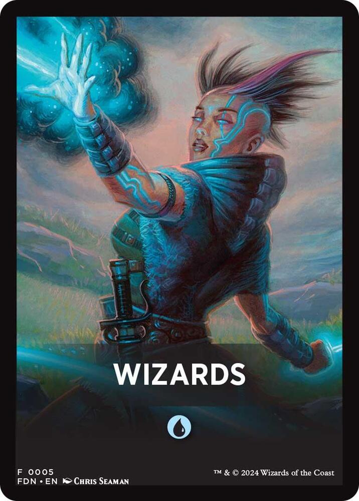 Wizards Theme Card [Foundations Tokens] | Card Citadel