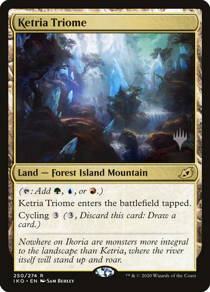 Ketria Triome (Promo Pack) [Ikoria: Lair of Behemoths Promos] | Card Citadel