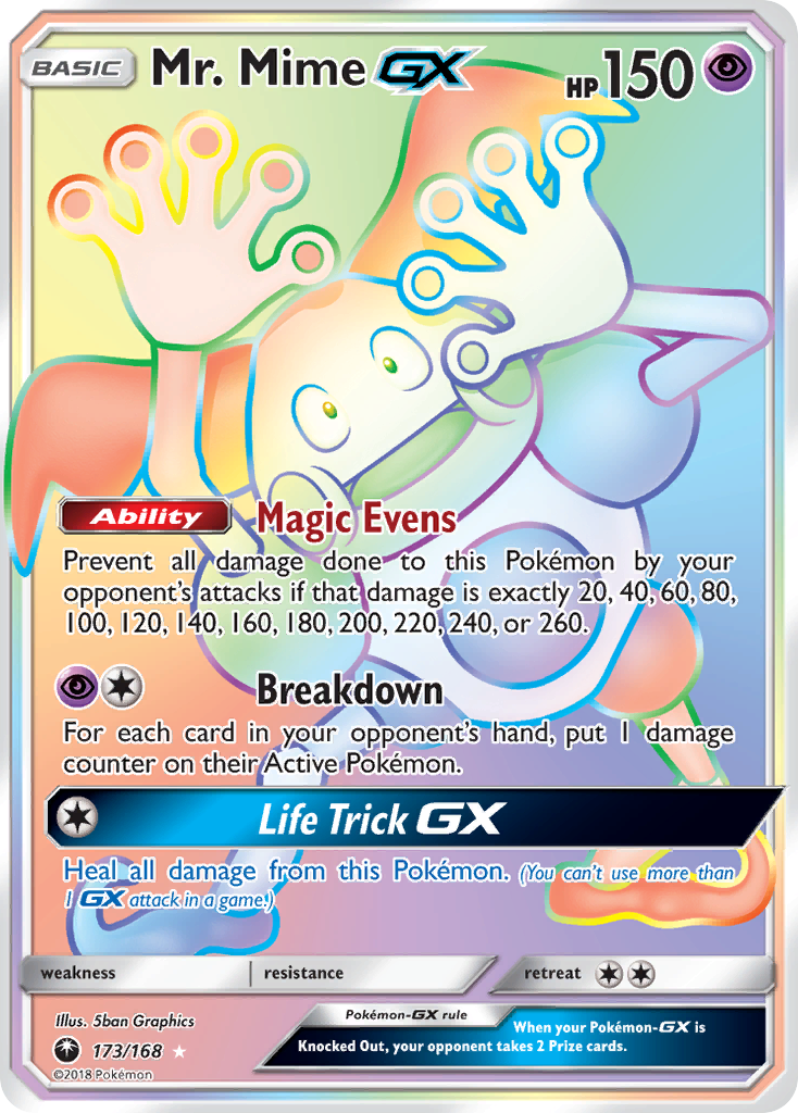 Mr. Mime GX (173/168) [Sun & Moon: Celestial Storm] | Card Citadel