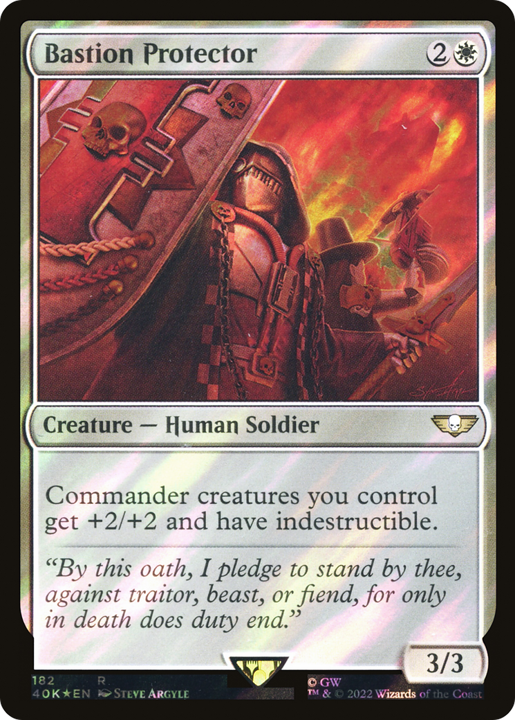 Bastion Protector (Surge Foil) [Marvel Super Heroes Commander] | Card Citadel