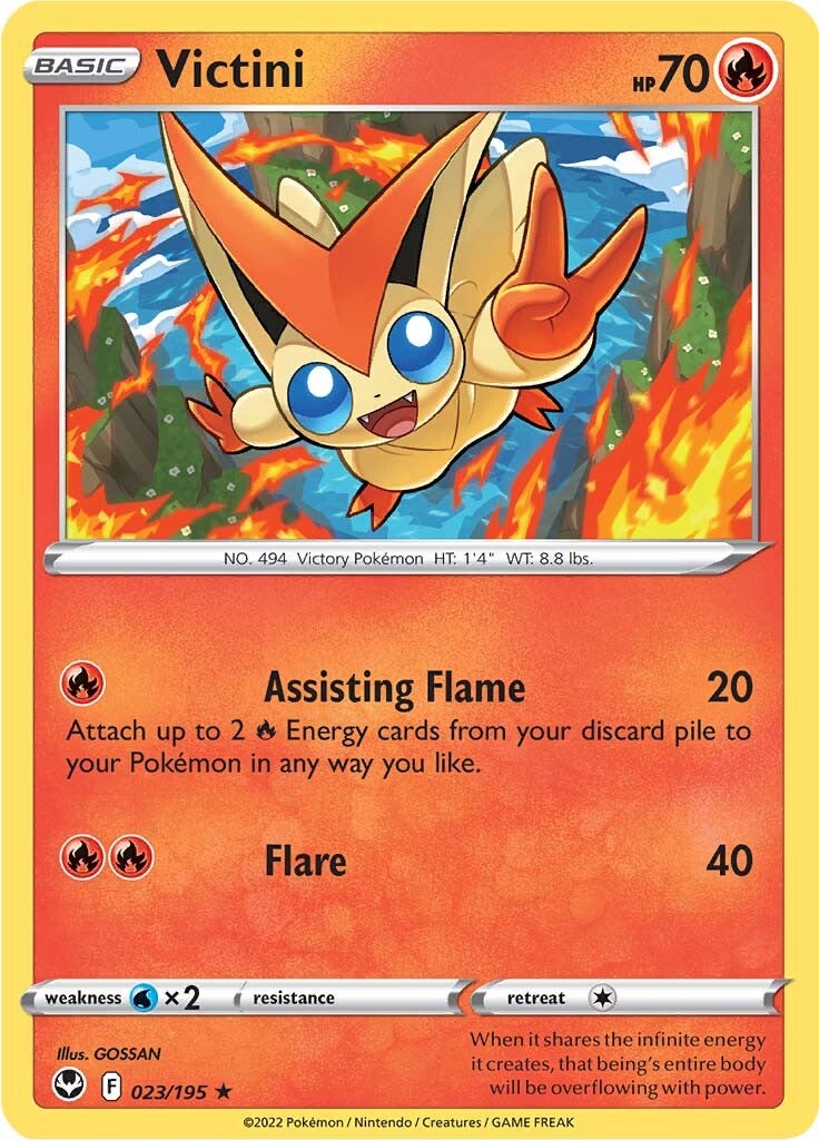 Victini (023/195) [Sword & Shield: Silver Tempest] | Card Citadel