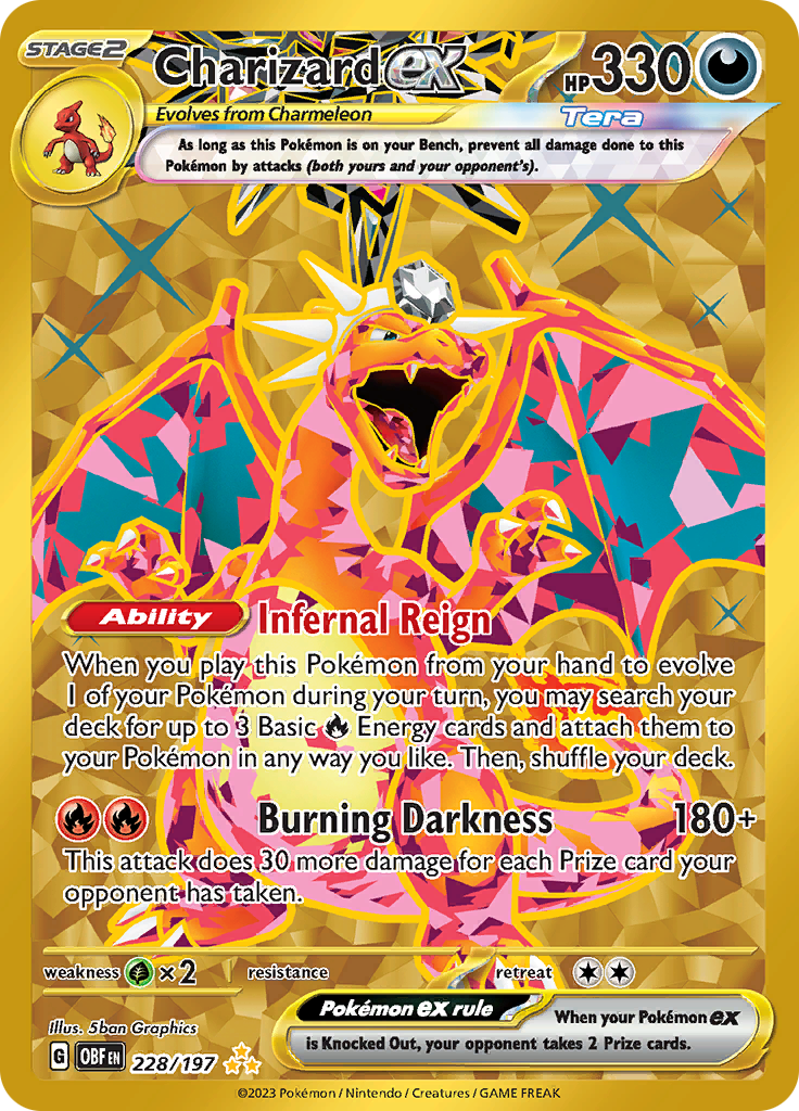 Charizard ex (228/197) [Scarlet & Violet: Obsidian Flames] | Card Citadel