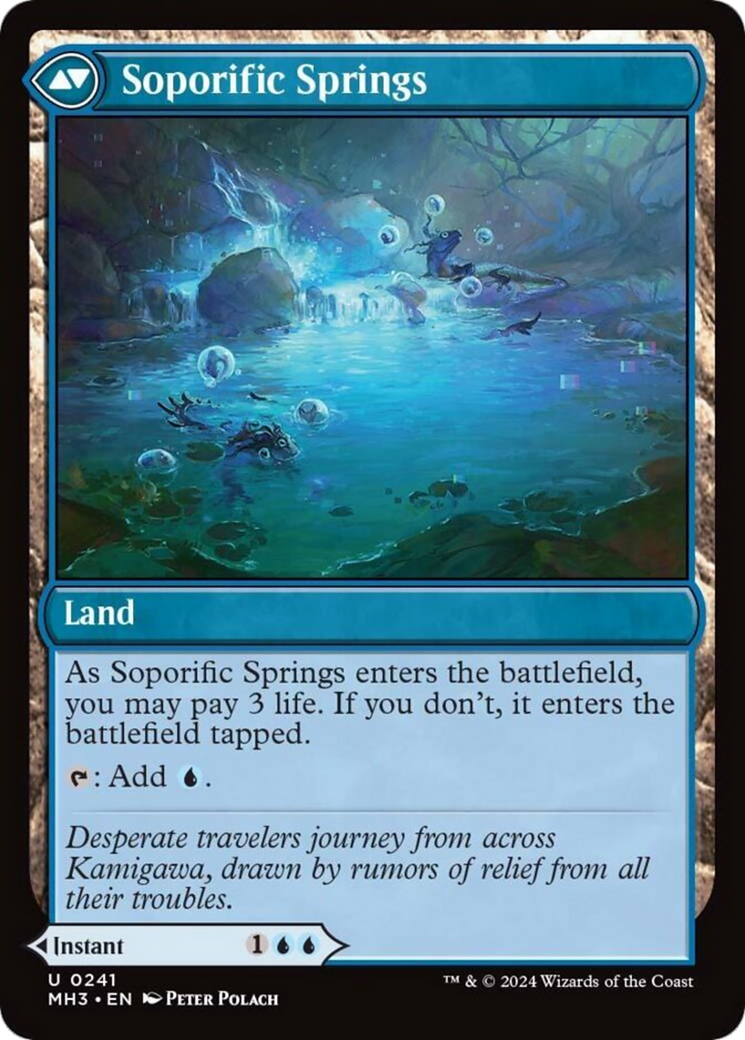 Sink into Stupor // Soporific Springs [Modern Horizons 3] | Card Citadel