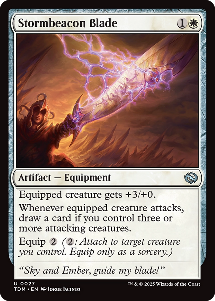 Stormbeacon Blade [Tarkir: Dragonstorm] | Card Citadel