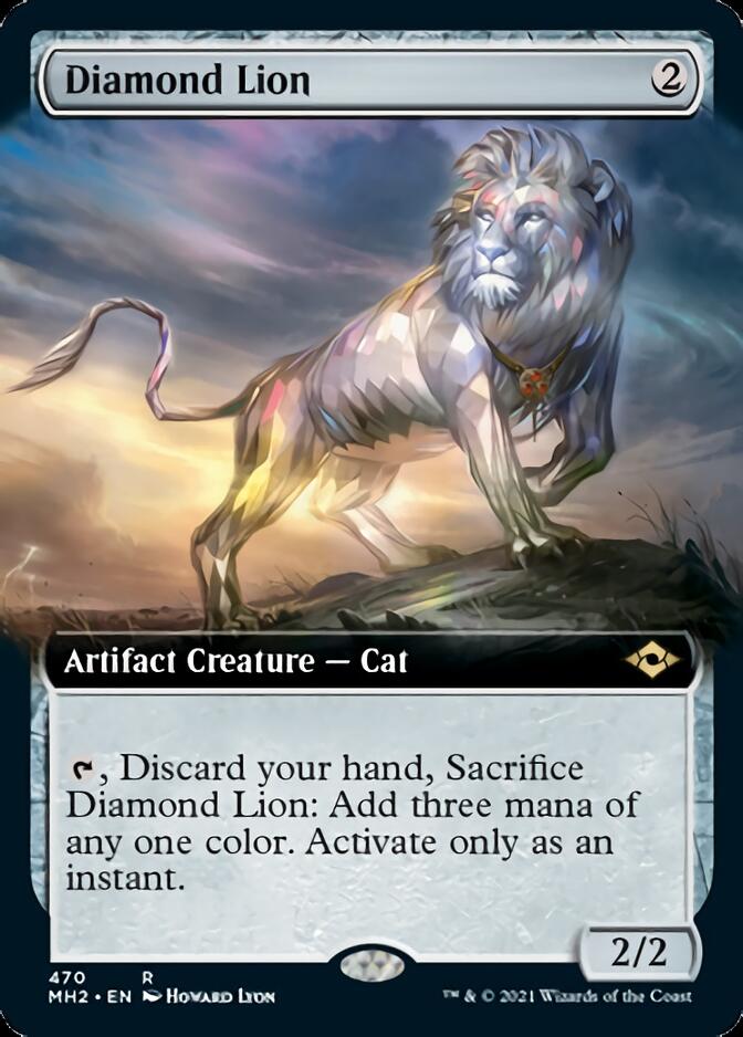 Diamond Lion (Extended Art) [Modern Horizons 2] | Card Citadel