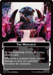 The Monarch (016) // Vibranium (015) Double-Sided Token [Marvel Super Heroes Commander Tokens] | Card Citadel