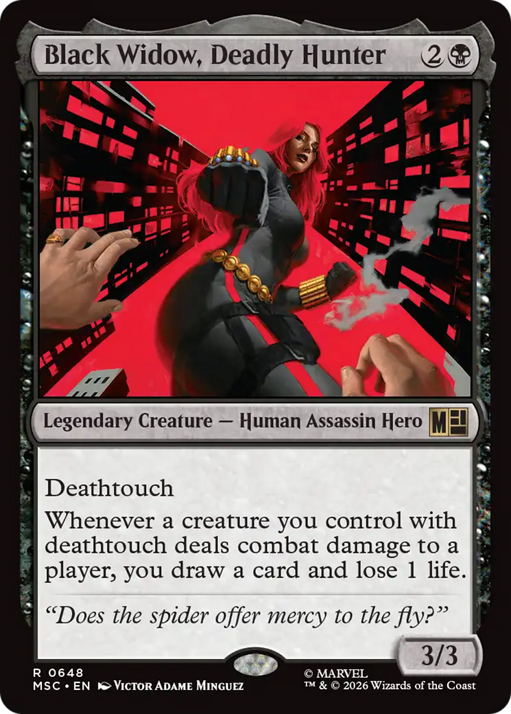 Black Widow, Deadly Hunter [Marvel Super Heroes Commander] | Card Citadel