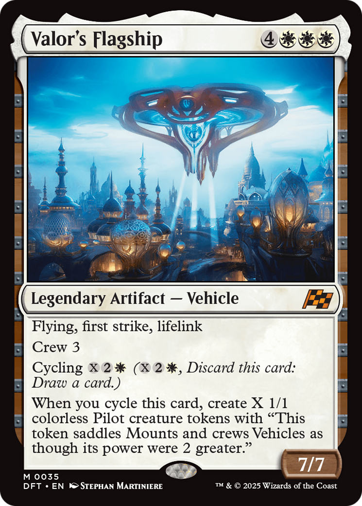 Valor's Flagship [Aetherdrift] | Card Citadel