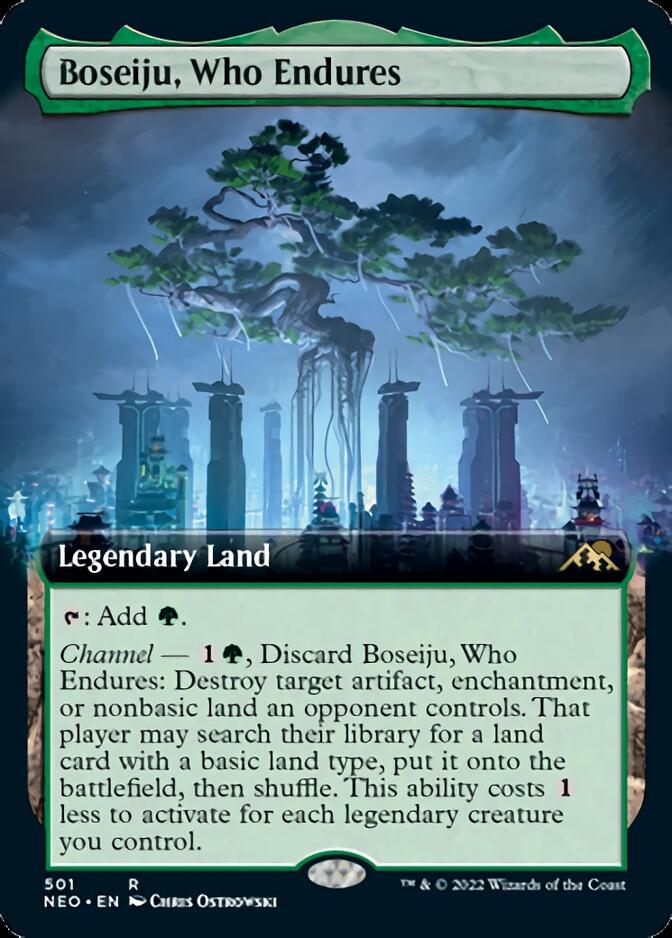 Boseiju, Who Endures (Extended Art) [Kamigawa: Neon Dynasty] | Card Citadel