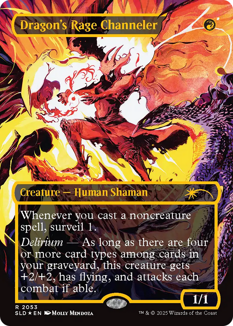 Dragon's Rage Channeler (2053) (Raised Foil) [Secret Lair Drop Series] | Card Citadel