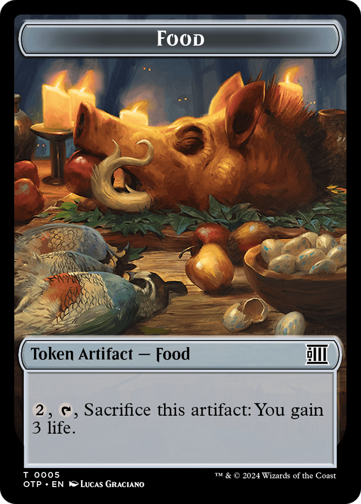 Food Token [Outlaws of Thunder Junction: Breaking News Tokens] | Card Citadel