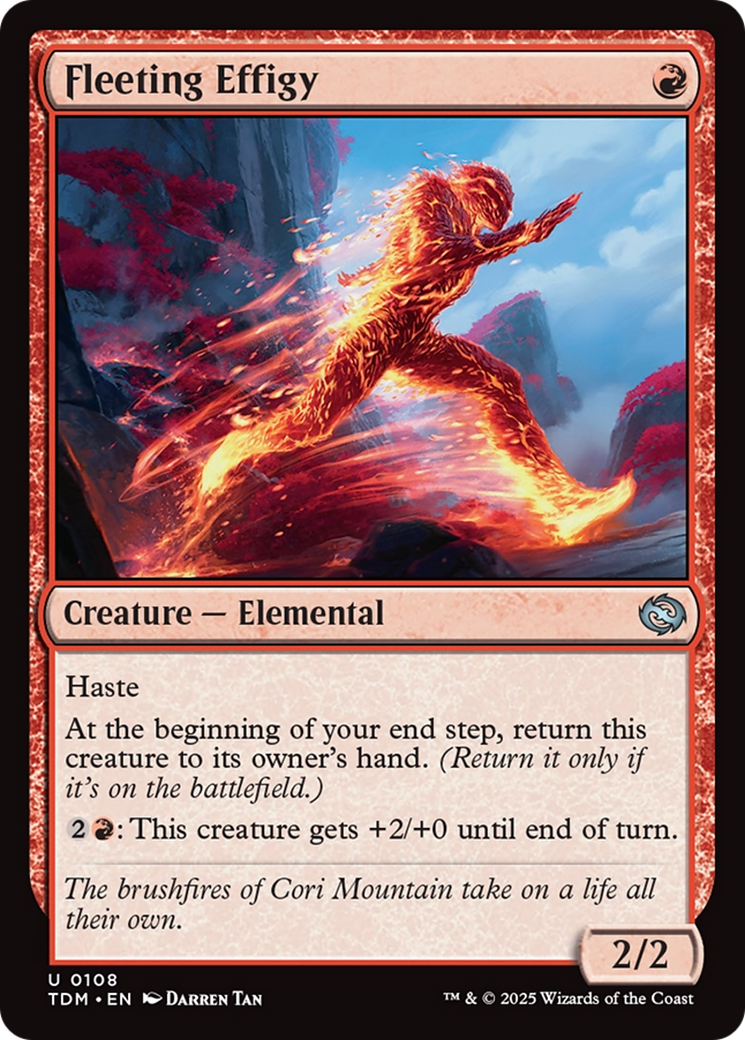 Fleeting Effigy [Tarkir: Dragonstorm] | Card Citadel