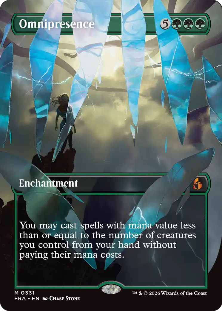 Omnipresence (Borderless) (0331) [Reality Fracture] | Card Citadel