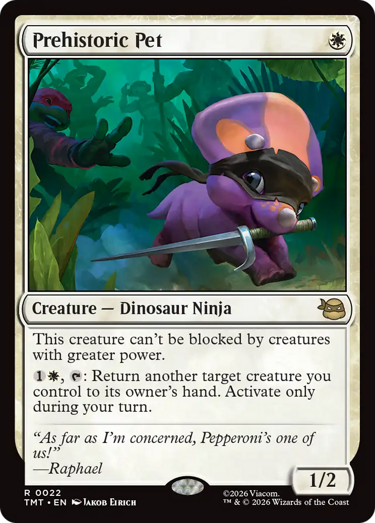 Prehistoric Pet [Teenage Mutant Ninja Turtles] | Card Citadel