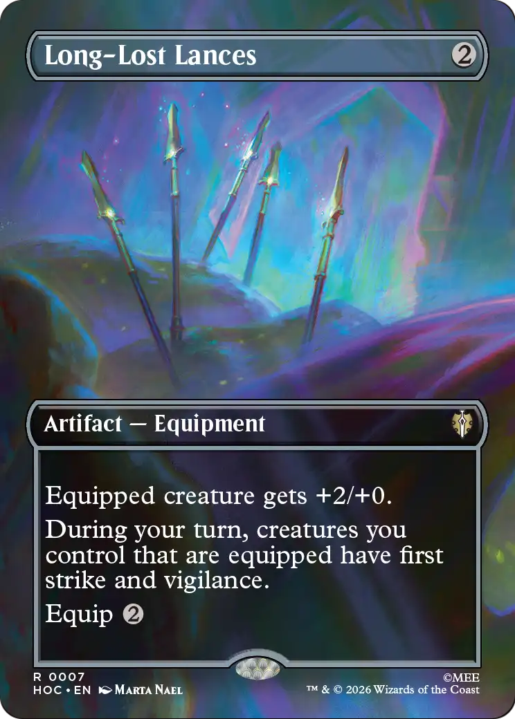 Long-Lost Lances (Borderless) [The Hobbit: Eternal-Legal] | Card Citadel