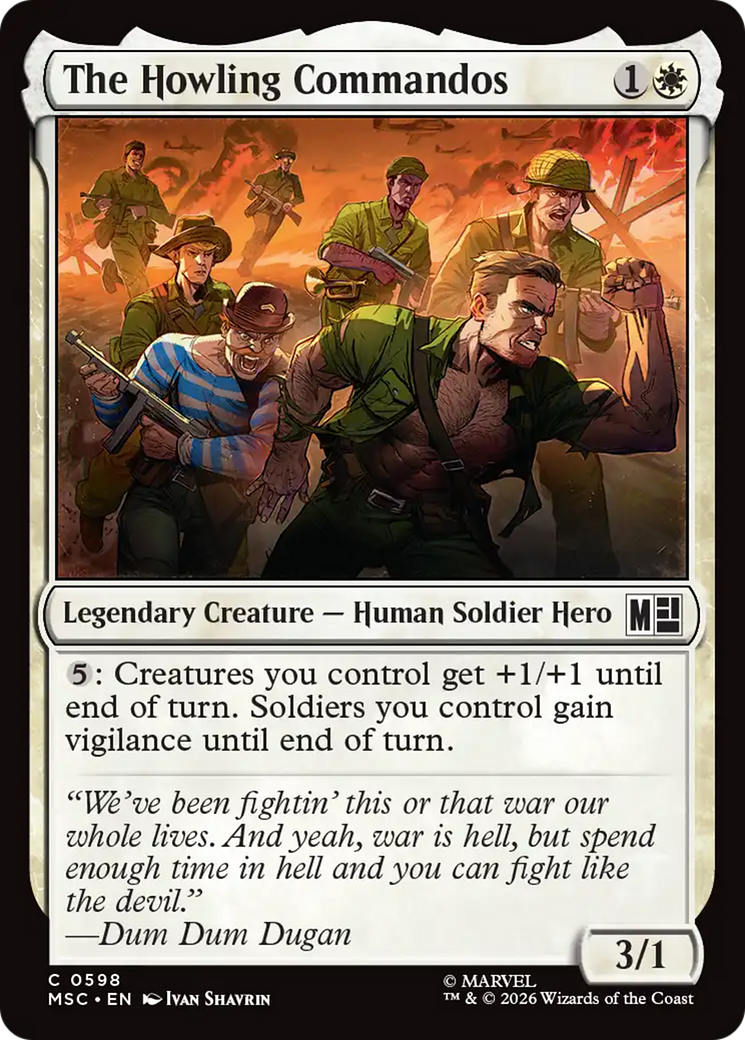 The Howling Commandos [Marvel Super Heroes Commander] | Card Citadel